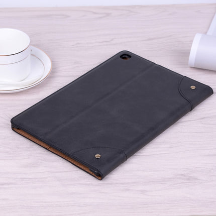 For Samsung Galaxy Tab A7 Lite T220/T225 Retro Leather Tablet Case(Black)-garmade.com