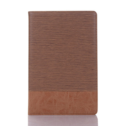 For Samsung Galaxy Tab A7 Lite T220/T225 Cross Texture Leather Tablet Case(Light Brown)-garmade.com