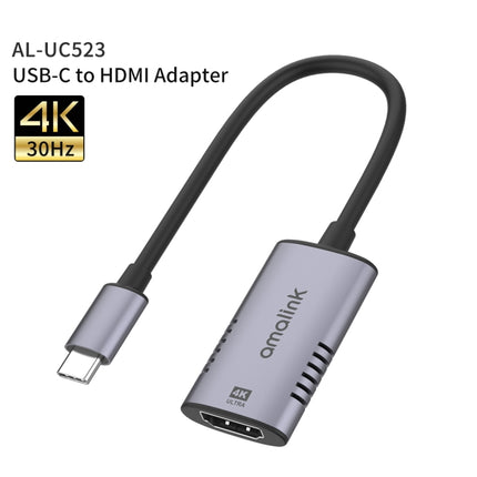 amalink UC523 Type-C / USB-C to HDMI Adapter(Grey)-garmade.com