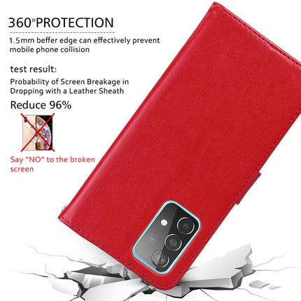 For Samsung Galaxy S22+ 5G Rose Embossed Leather Phone Case(Red)-garmade.com