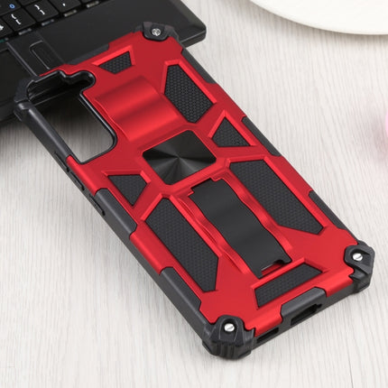 For Samsung Galaxy S22+ 5G Shockproof TPU + PC Magnetic Protective Phone Case with Holder(Red)-garmade.com