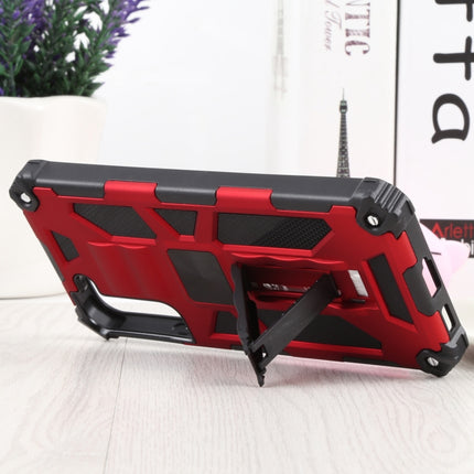 For Samsung Galaxy S22+ 5G Shockproof TPU + PC Magnetic Protective Phone Case with Holder(Red)-garmade.com