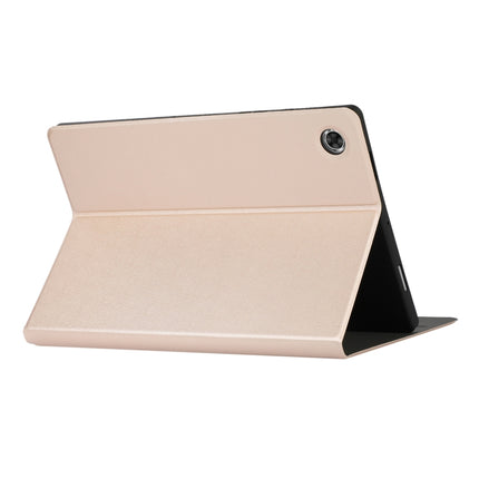 For Samsung Galaxy Tab A8 Voltage Craft Texture TPU Horizontal Flip Tablet Case(Gold)-garmade.com