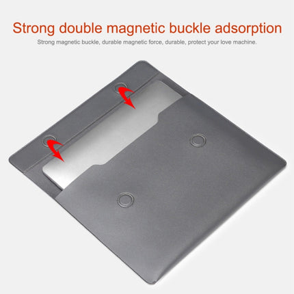 13.3 inch POFOKO Lightweight Waterproof Laptop Protective Bag(Dark Green)-garmade.com