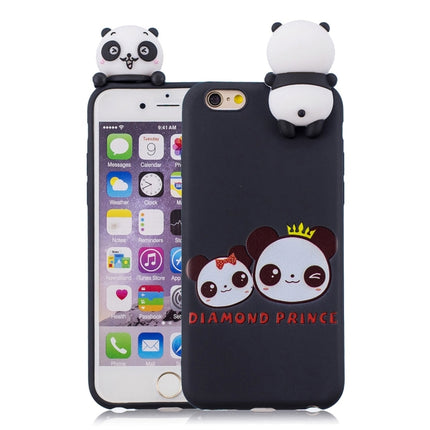 For iPhone 6 Shockproof Cartoon TPU Protective Case(Two Pandas)-garmade.com