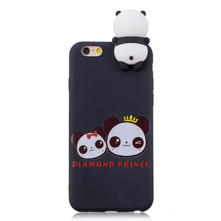 For iPhone 6 Shockproof Cartoon TPU Protective Case(Two Pandas)-garmade.com