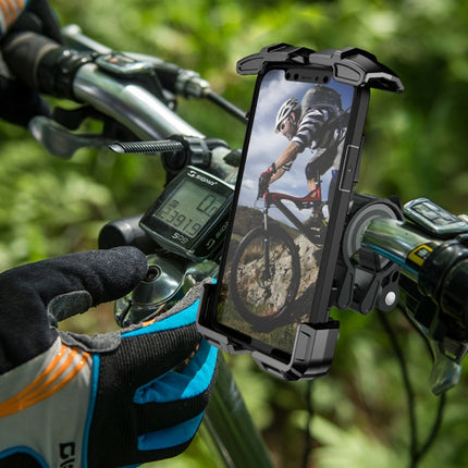 Motorcycle / Bicycle Outdoor Mobile Phone Riding Holder(Black)-garmade.com