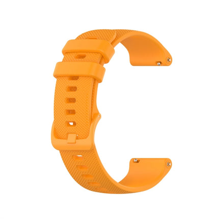 For Garmin Silicone Smart Watch Replacement Strap Wristband, Size:18mm Universal(Yellow)-garmade.com