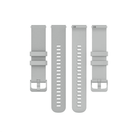For Garmin Silicone Smart Watch Replacement Strap Wristband, Size:18mm Universal(Grey)-garmade.com