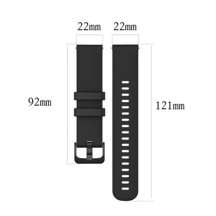 For Garmin Silicone Smart Watch Replacement Strap Wristband, Size:22mm Universal(White)-garmade.com