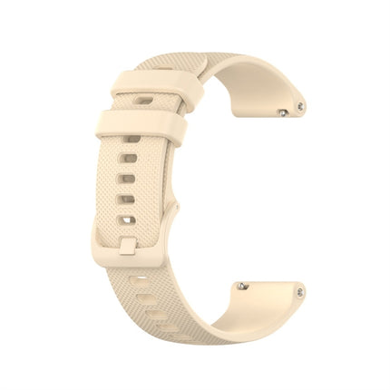 For Garmin Silicone Smart Watch Replacement Strap Wristband, Size:22mm Universal(Cream Color)-garmade.com