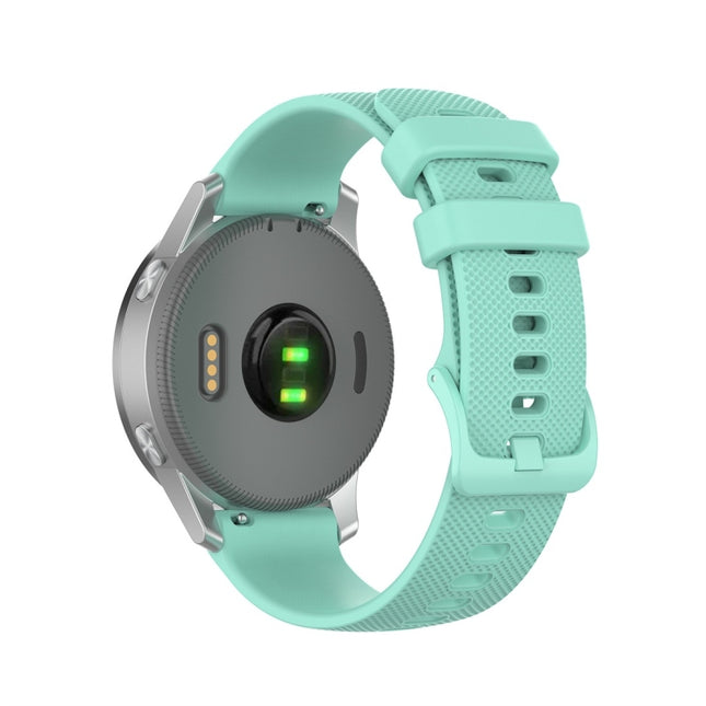 For Garmin Silicone Smart Watch Replacement Strap Wristband, Size:22mm Universal(Mint Green)-garmade.com