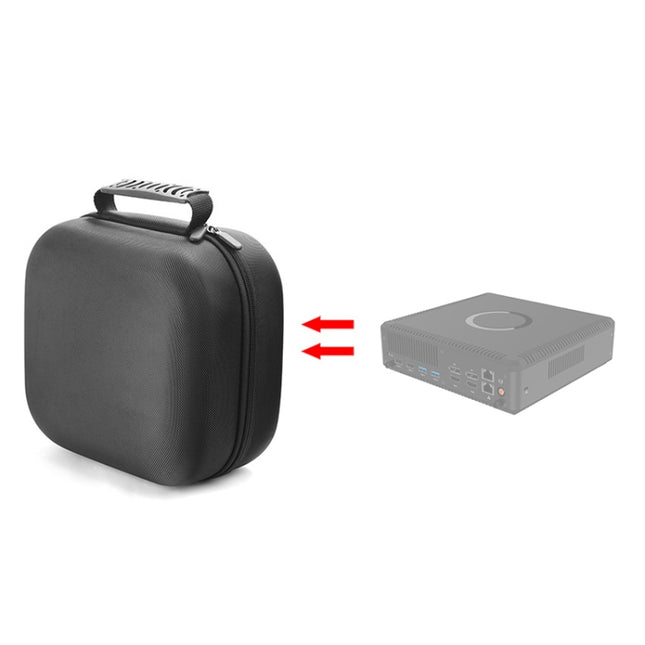 For ZOTAC EN1070K Mini PC Protective Storage Bag(Black)-garmade.com