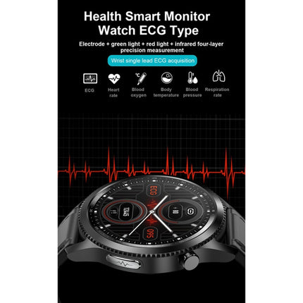 NORTH EDGE E102 Blood Oxygen Body Temperature Monitoring Bluetooth Smart Watch(Black)-garmade.com
