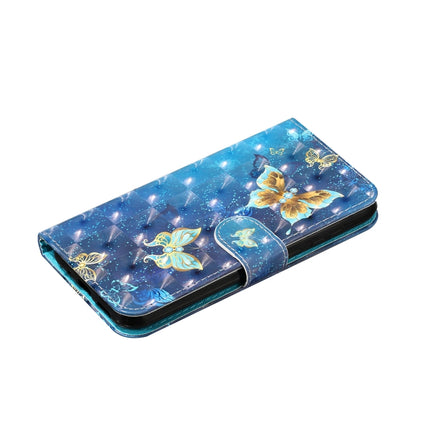 For Samsung Galaxy S22+ 5G 3D Pattern Horizontal Flip PU Leather Phone Case(Rankine Butterfly)-garmade.com