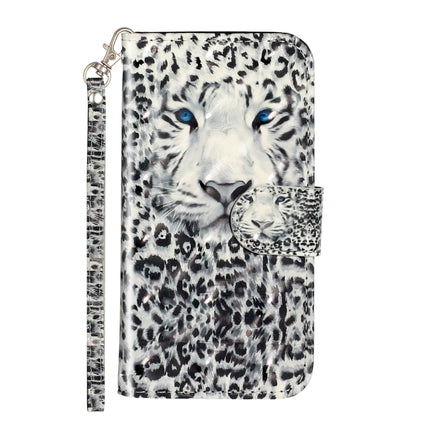 For Samsung Galaxy S22+ 5G 3D Pattern Horizontal Flip PU Leather Phone Case(Leopard)-garmade.com