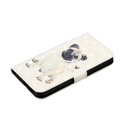 For Samsung Galaxy S22+ 5G 3D Pattern Horizontal Flip PU Leather Phone Case(Pug)-garmade.com