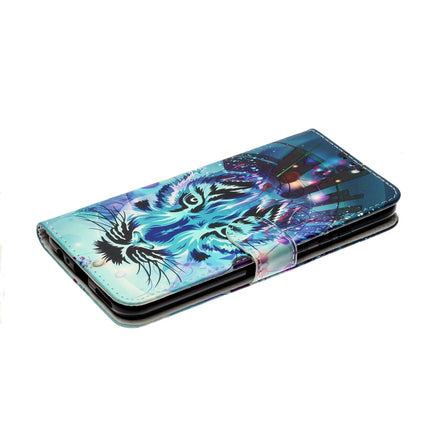 For Samsung Galaxy S22+ 5G Oil Embossed Pattern PU Leather Phone Case(Tiger)-garmade.com