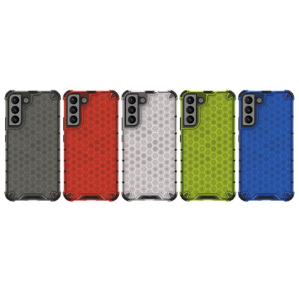 For Samsung Galaxy S22+ 5G Honeycomb PC + TPU Phone Case(Green)-garmade.com
