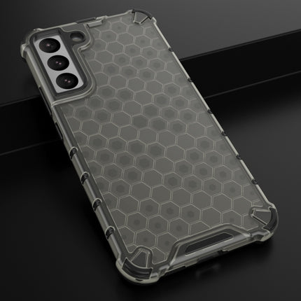 For Samsung Galaxy S22+ 5G Honeycomb PC + TPU Phone Case(Black)-garmade.com