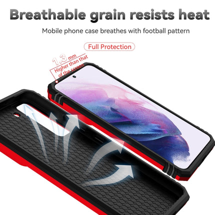 For Samsung Galaxy S22+ 5G Sliding Camshield Holder Phone Case(Red)-garmade.com