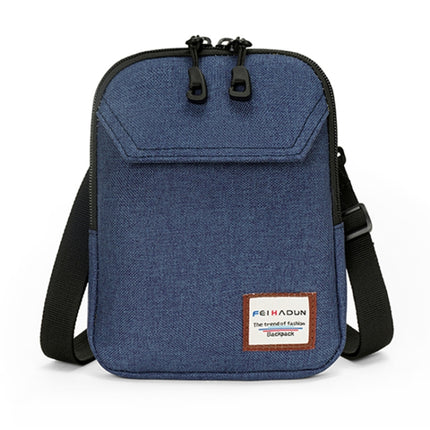 cxs-232 Adjustable Frosted Mobile Phone Bag, Size: 19 x 15 x 2cm(Blue)-garmade.com