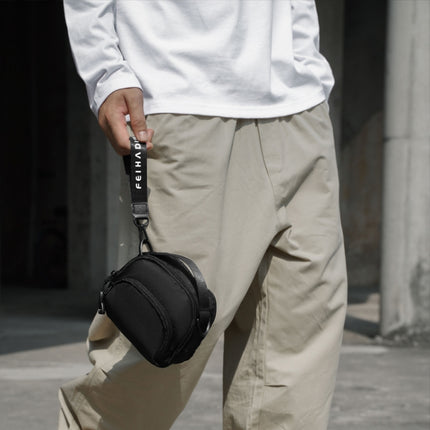 cxs-7100 Adjustable Oxford Cloth Waist Bag for Men, Size: 17 x 13 x 6cm(Black)-garmade.com
