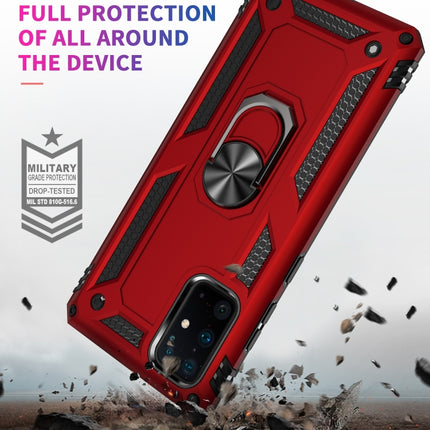 For Galaxy S20+ Armor Shockproof TPU + PC Protective Case with 360 Degree Rotation Holder(Black)-garmade.com