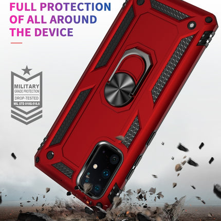 For Galaxy S20 Armor Shockproof TPU + PC Protective Case with 360 Degree Rotation Holder(Black)-garmade.com