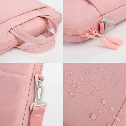 P510 Waterproof Oxford Cloth Laptop Handbag For 13.3-14 inch(Pink)-garmade.com