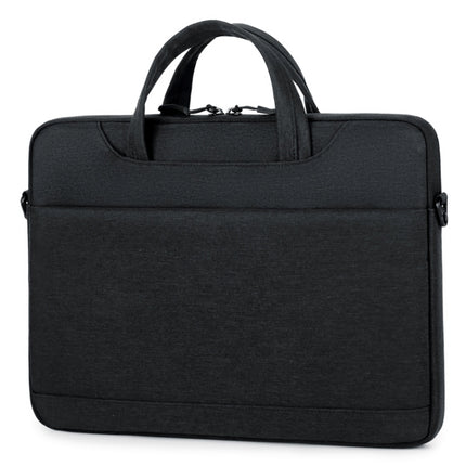 P510 Waterproof Oxford Cloth Laptop Handbag For 15-16 inch(Black)-garmade.com
