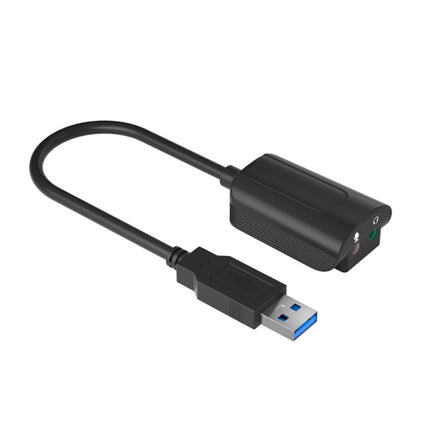 V219A 7.1 Channel Audio Conversion USB External Sound Card(Black)-garmade.com