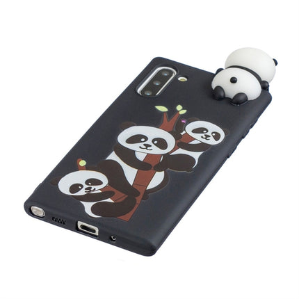 For Galaxy Note 10 Shockproof Cartoon TPU Protective Case(Three Pandas)-garmade.com