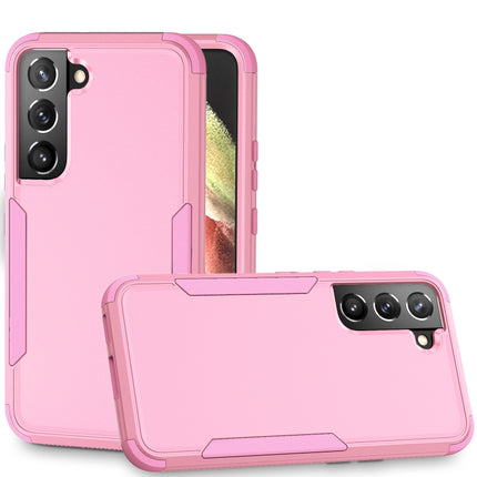 For Samsung Galaxy S22 5G TPU + PC Shockproof Phone Case(Pink)-garmade.com