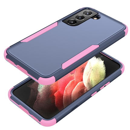 For Samsung Galaxy S22+ 5G TPU + PC Shockproof Phone Case(Royal Blue+Pink)-garmade.com