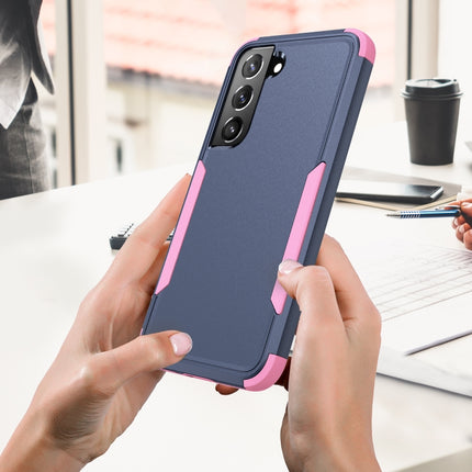 For Samsung Galaxy S22+ 5G TPU + PC Shockproof Phone Case(Royal Blue+Pink)-garmade.com