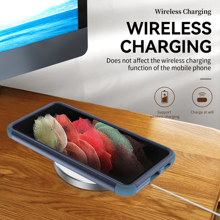 For Samsung Galaxy S22+ 5G TPU + PC Shockproof Phone Case(Royal Blue+Blue)-garmade.com