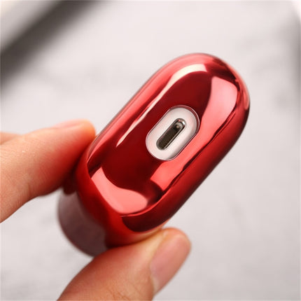 For AirPods 1/2 Electroplated PC Earphones Shockproof Protective Case(Silver)-garmade.com