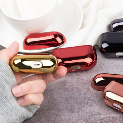 For AirPods Pro Electroplated PC Earphones Shockproof Protective Case(Gold)-garmade.com