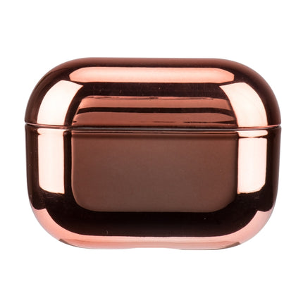 For AirPods Pro Electroplated PC Earphones Shockproof Protective Case(Rose Gold)-garmade.com