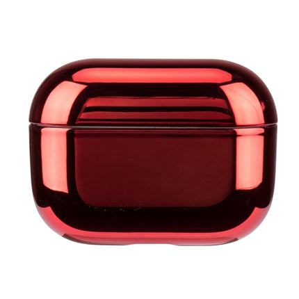 For AirPods Pro Electroplated PC Earphones Shockproof Protective Case(Red)-garmade.com