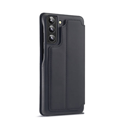 For Samsung Galaxy S22+ 5G LC.IMEEKE Hon Ancient Series Horizontal Flip Leather Phone Case(Black)-garmade.com
