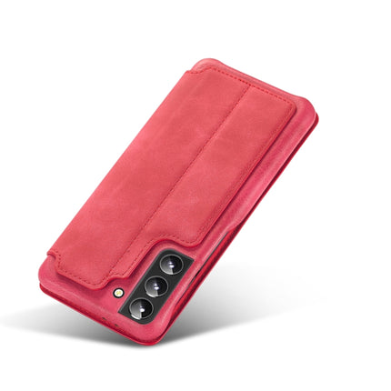 For Samsung Galaxy S22+ 5G LC.IMEEKE Hon Ancient Series Horizontal Flip Leather Phone Case(Red)-garmade.com