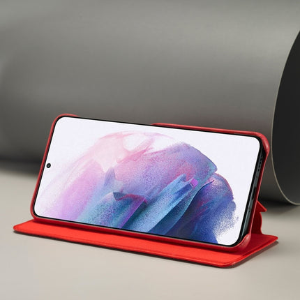 For Samsung Galaxy S22+ 5G LC.IMEEKE Hon Ancient Series Horizontal Flip Leather Phone Case(Red)-garmade.com