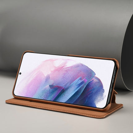 For Samsung Galaxy S22+ 5G LC.IMEEKE Hon Ancient Series Horizontal Flip Leather Phone Case(Brown)-garmade.com