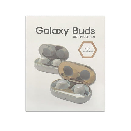 For Galaxy Buds Wireless Bluetooth Earphone Metal Protective Sticker(Black)-garmade.com