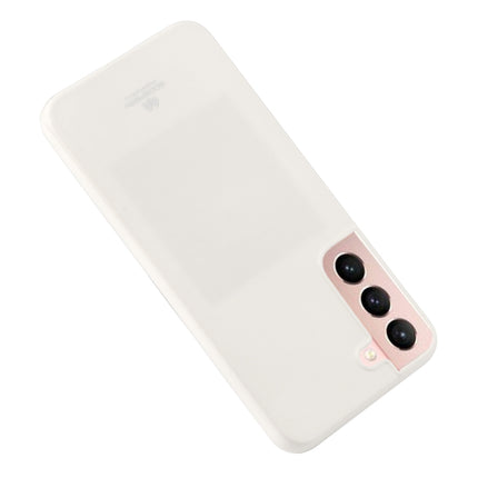 For Samsung Galaxy S22+ 5G GOOSPERY PEARL JELLY Shockproof TPU Phone Case(White)-garmade.com