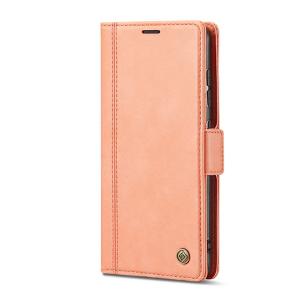 For Samsung Galaxy S22+ 5G LC.IMEEKE PU + TPU Skin-friendly Feeling Leather Phone Case(Rose Gold)-garmade.com