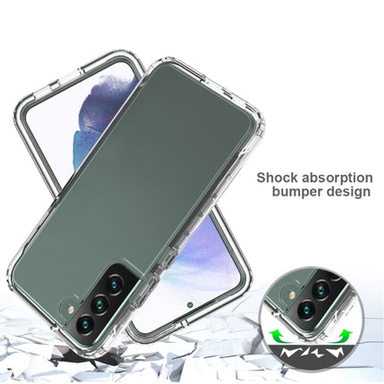 For Samsung Galaxy S22+ 5G Transparency Two-color Gradient PC+TPU Phone Case(Transparent)-garmade.com