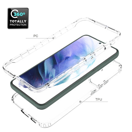 For Samsung Galaxy S22+ 5G Transparency Two-color Gradient PC+TPU Phone Case(Transparent)-garmade.com